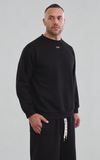 Tobi Unisex Crew Neck Jumper - Black
