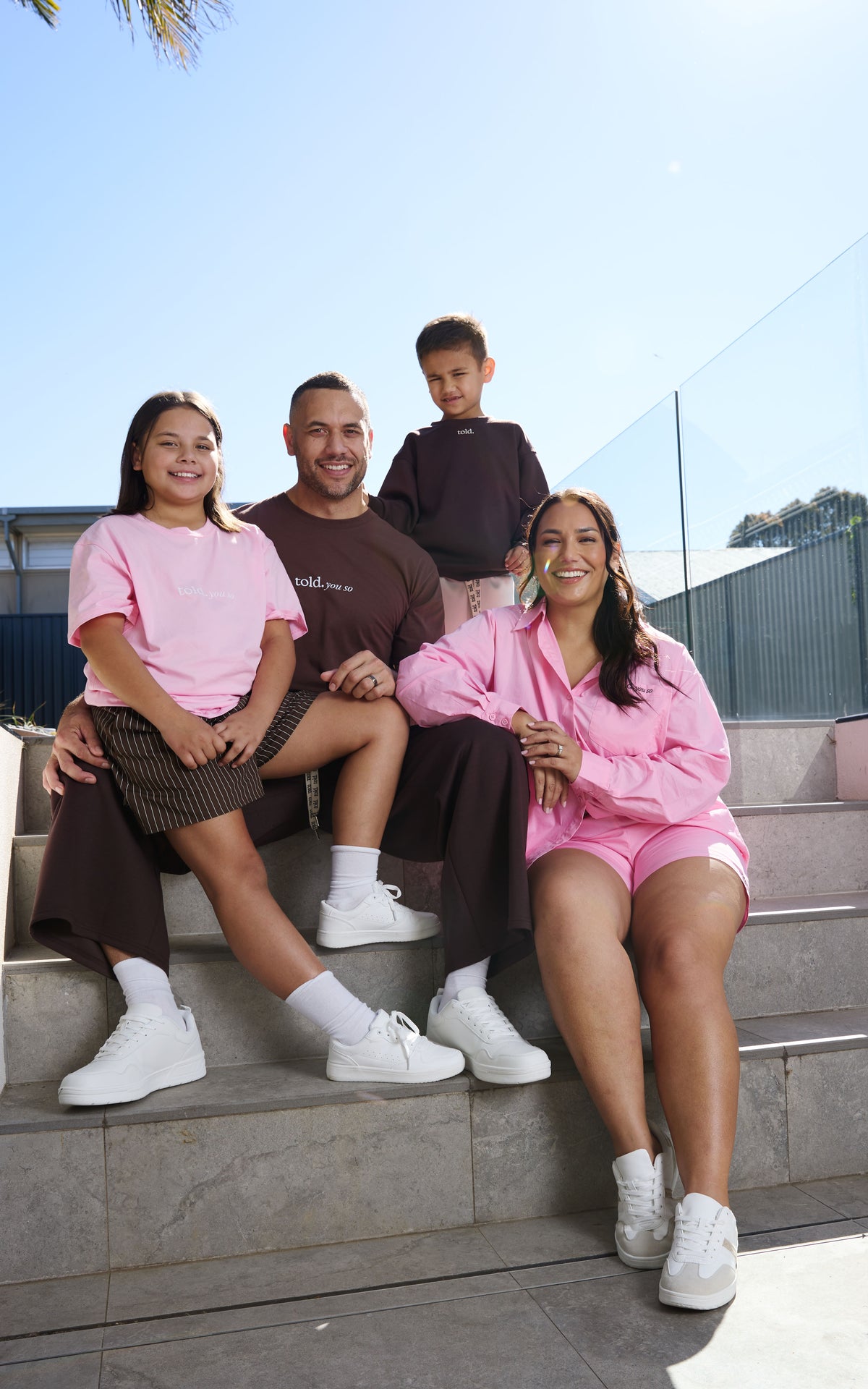 Ricco Kids Tshirt - Pink