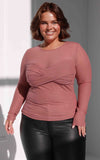 Veda Mesh Top - Rose