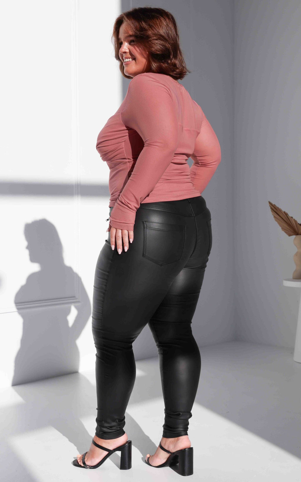 Veda Mesh Top - Rose