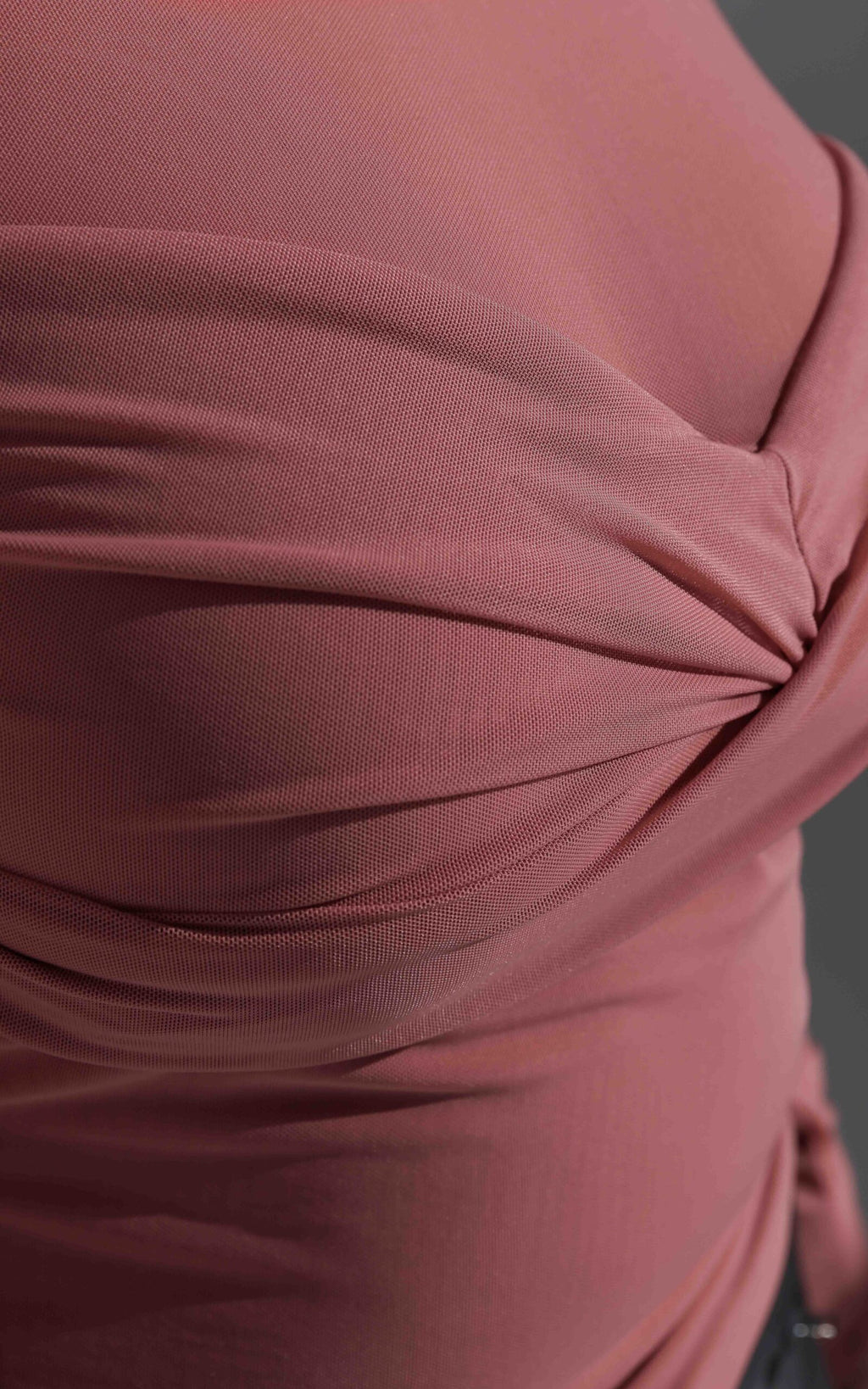Veda Mesh Top - Rose