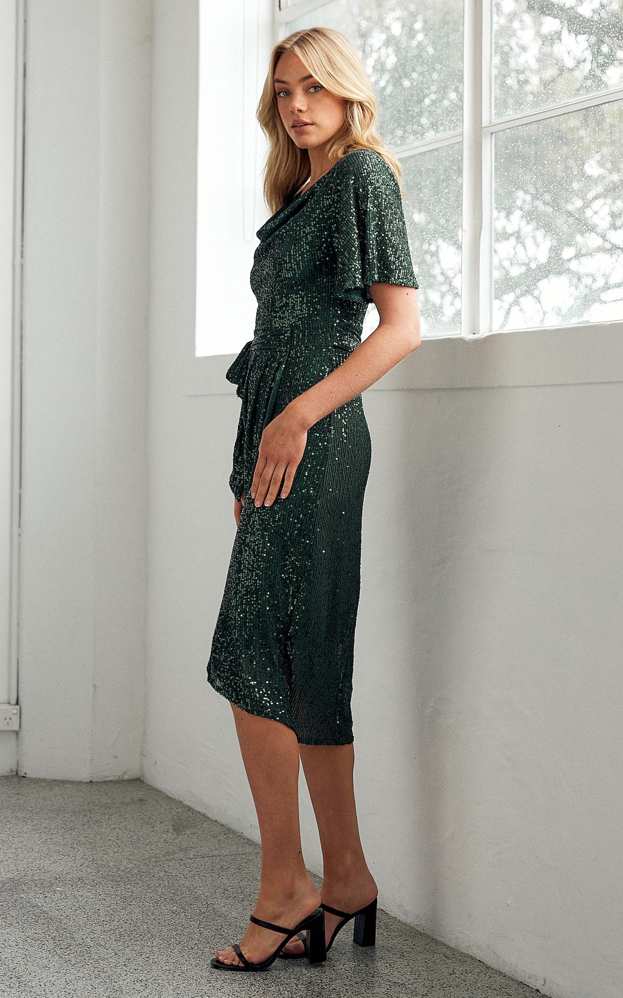 Vernot Dress - Emerald