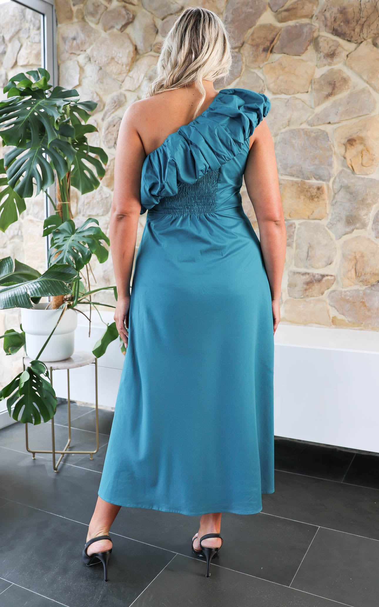 Vesper Maxi Dress - Teal Blue