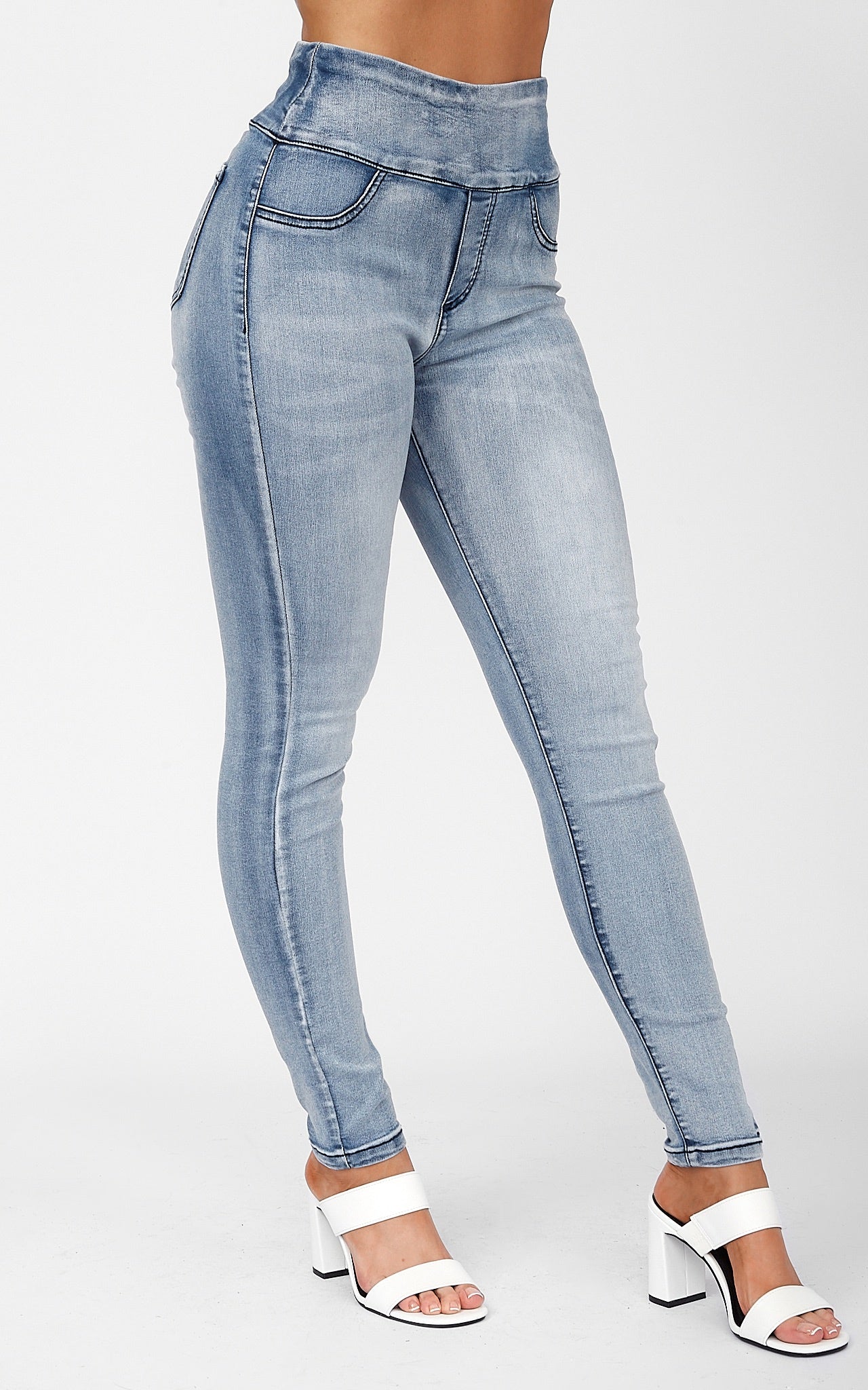 Vivian Jeggings - Vintage Blue