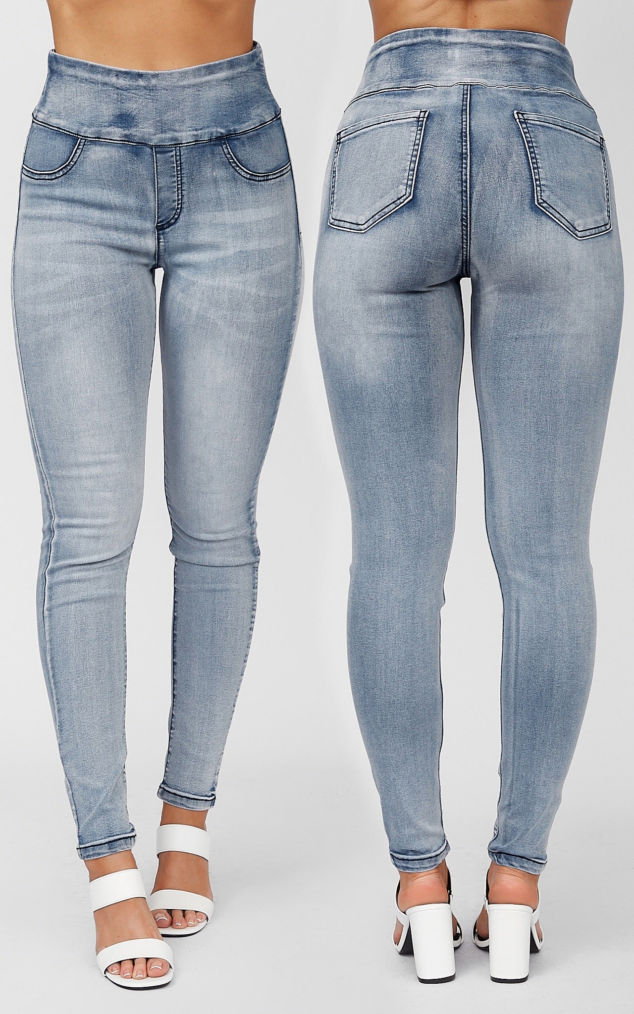 Vivian Jeggings - Vintage Blue