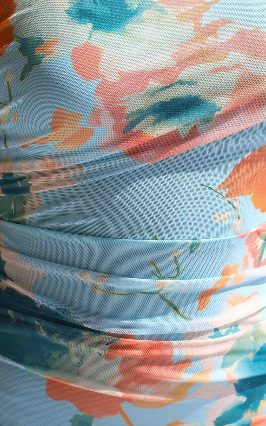 Wentworth Mesh Maxi Dress - Mint Multi Floral