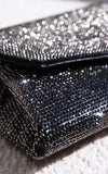 Winona Rhinestone Clutch Bag - Gunmetal