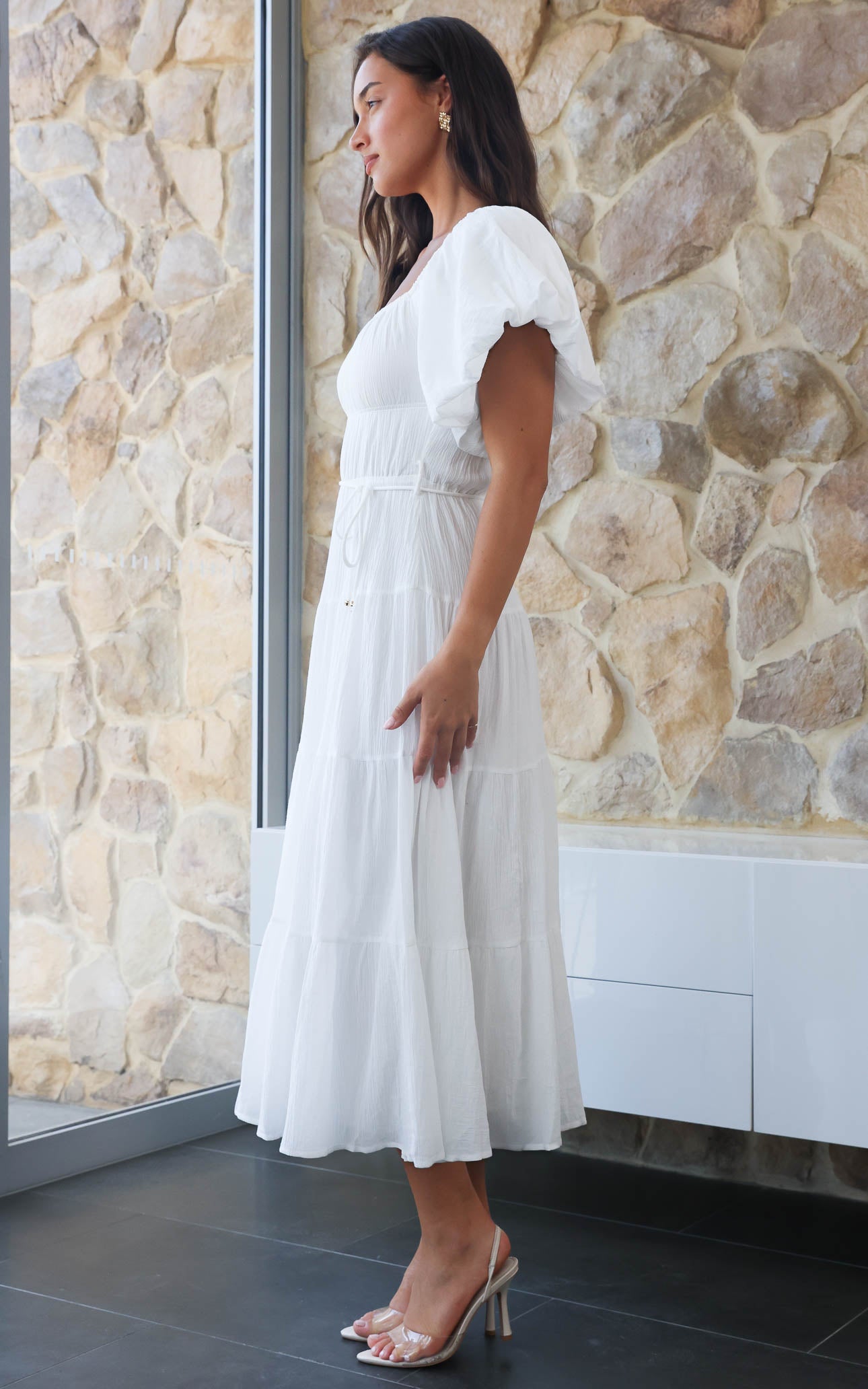 (Preorder) Zanetti Maxi Dress - White