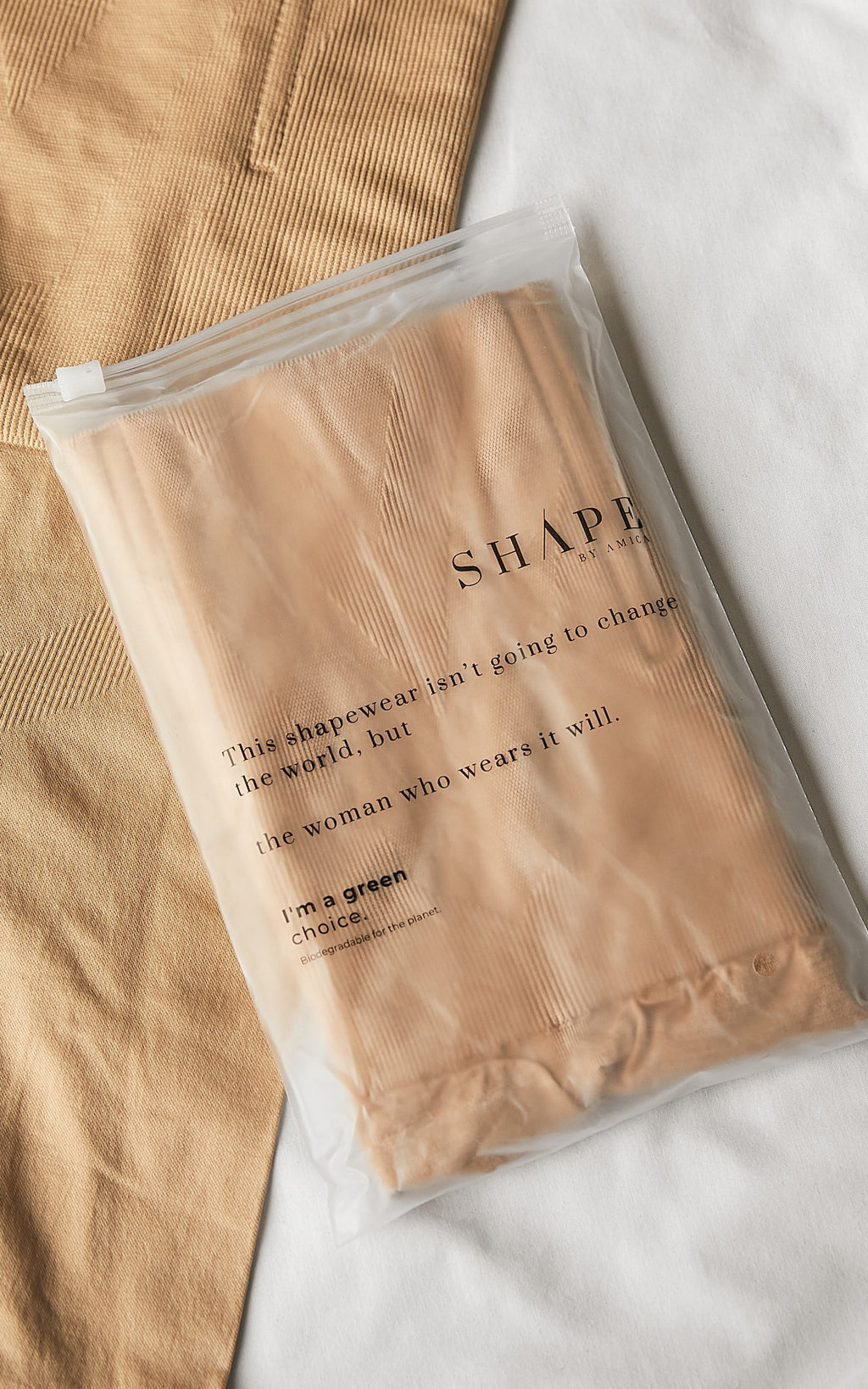 Zaria High Waisted Boning Shapewear Control Shorts - Warm Nude