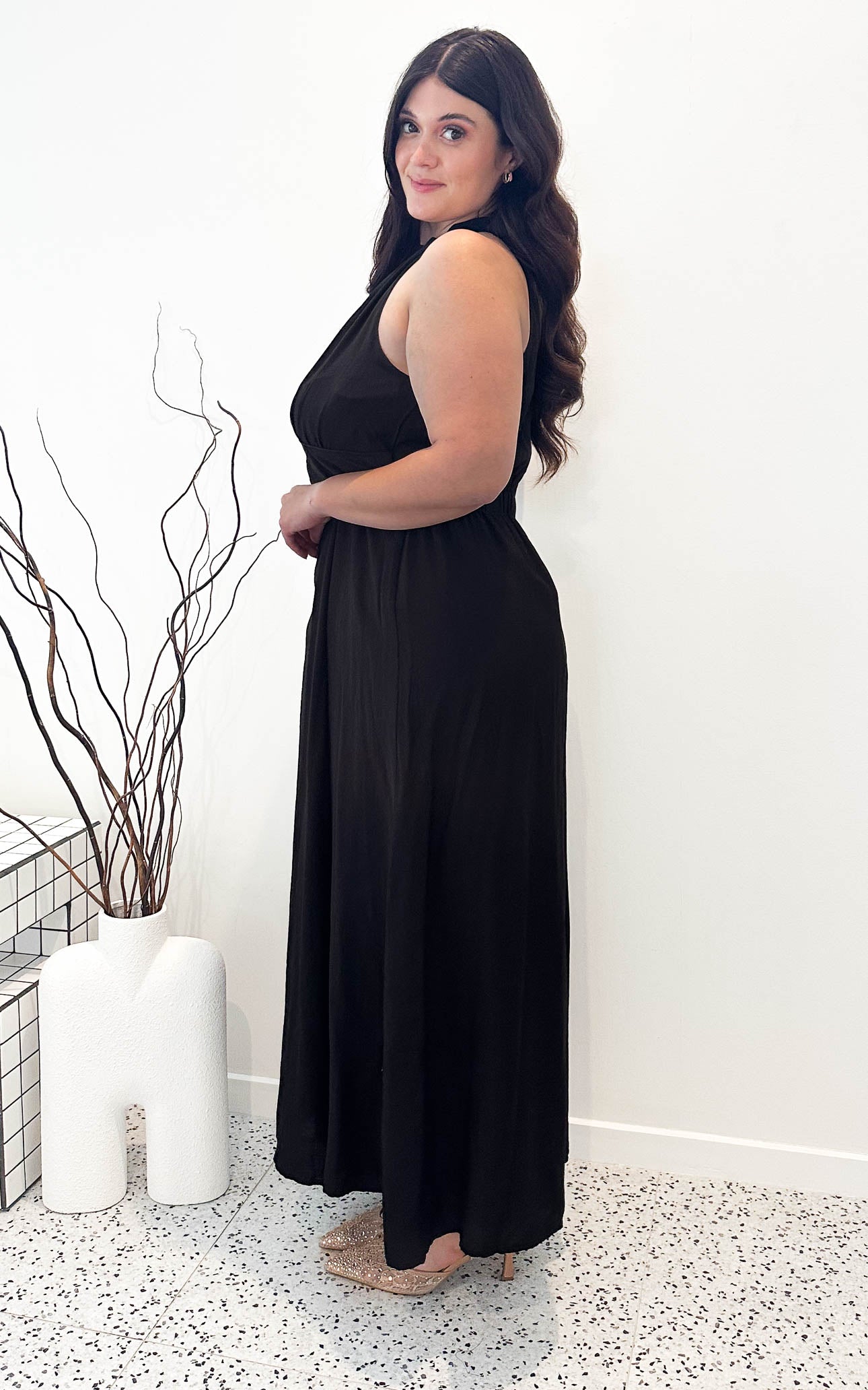 Zariko Maxi Dress - Black