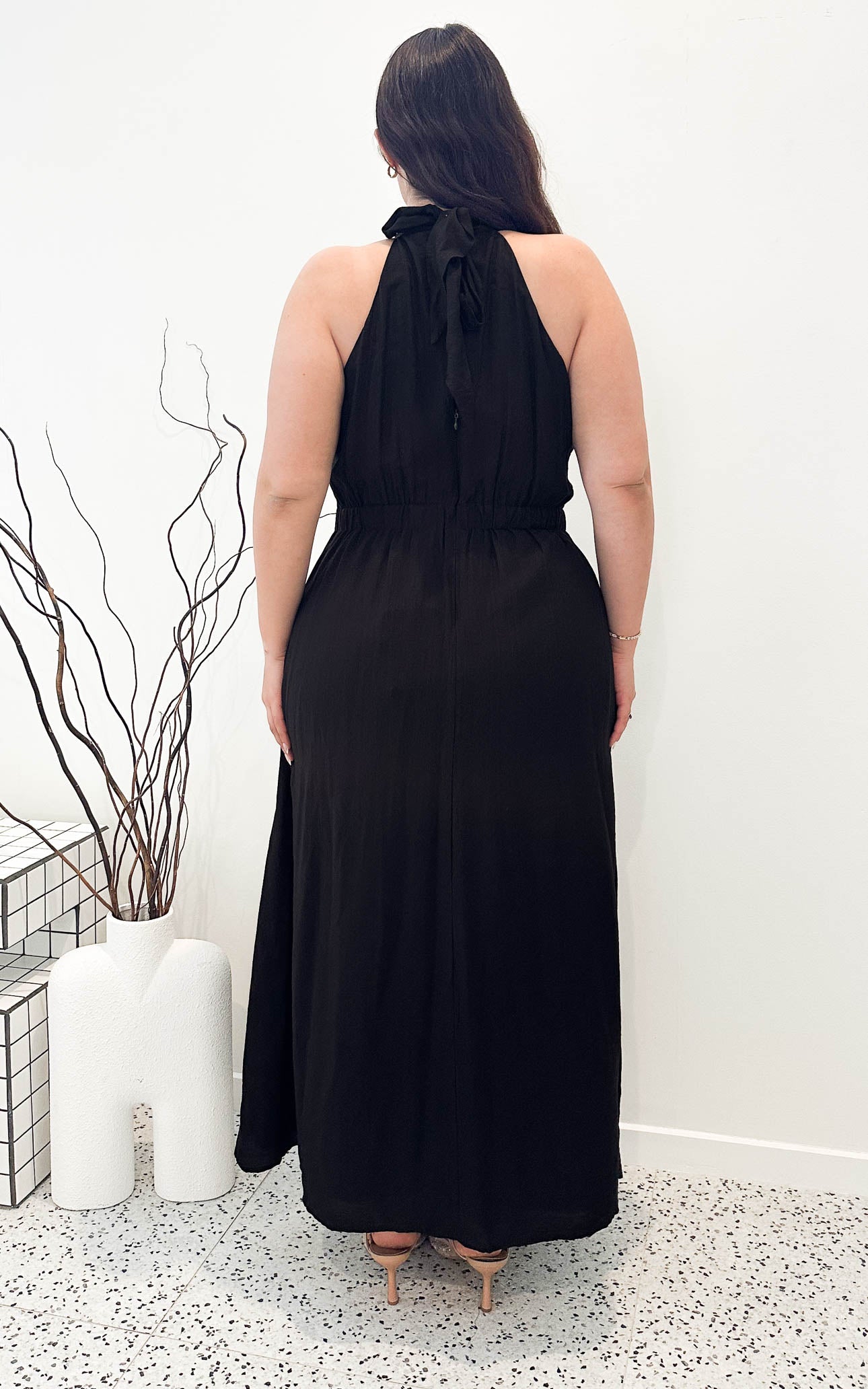 Zariko Maxi Dress - Black