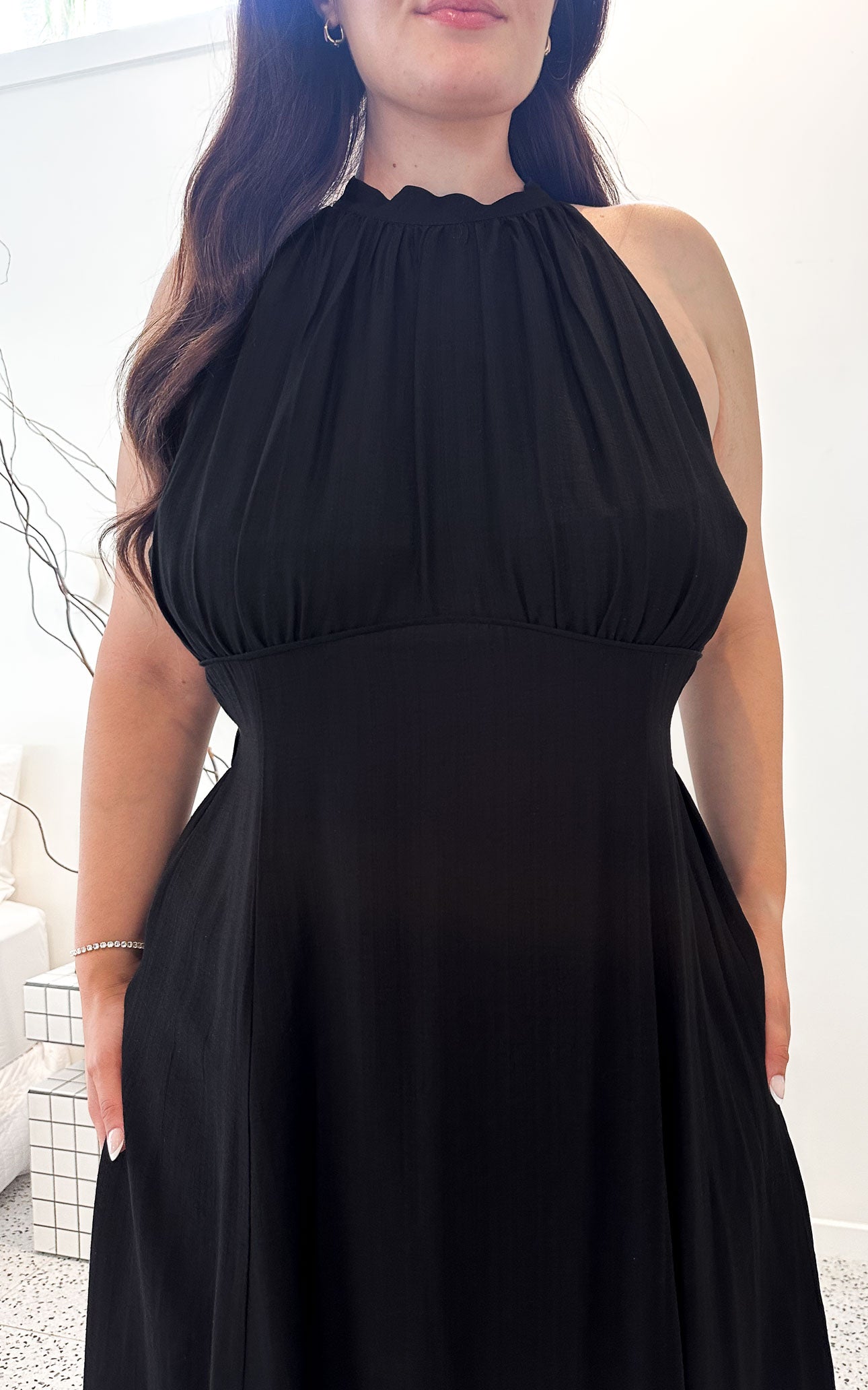 Zariko Maxi Dress - Black
