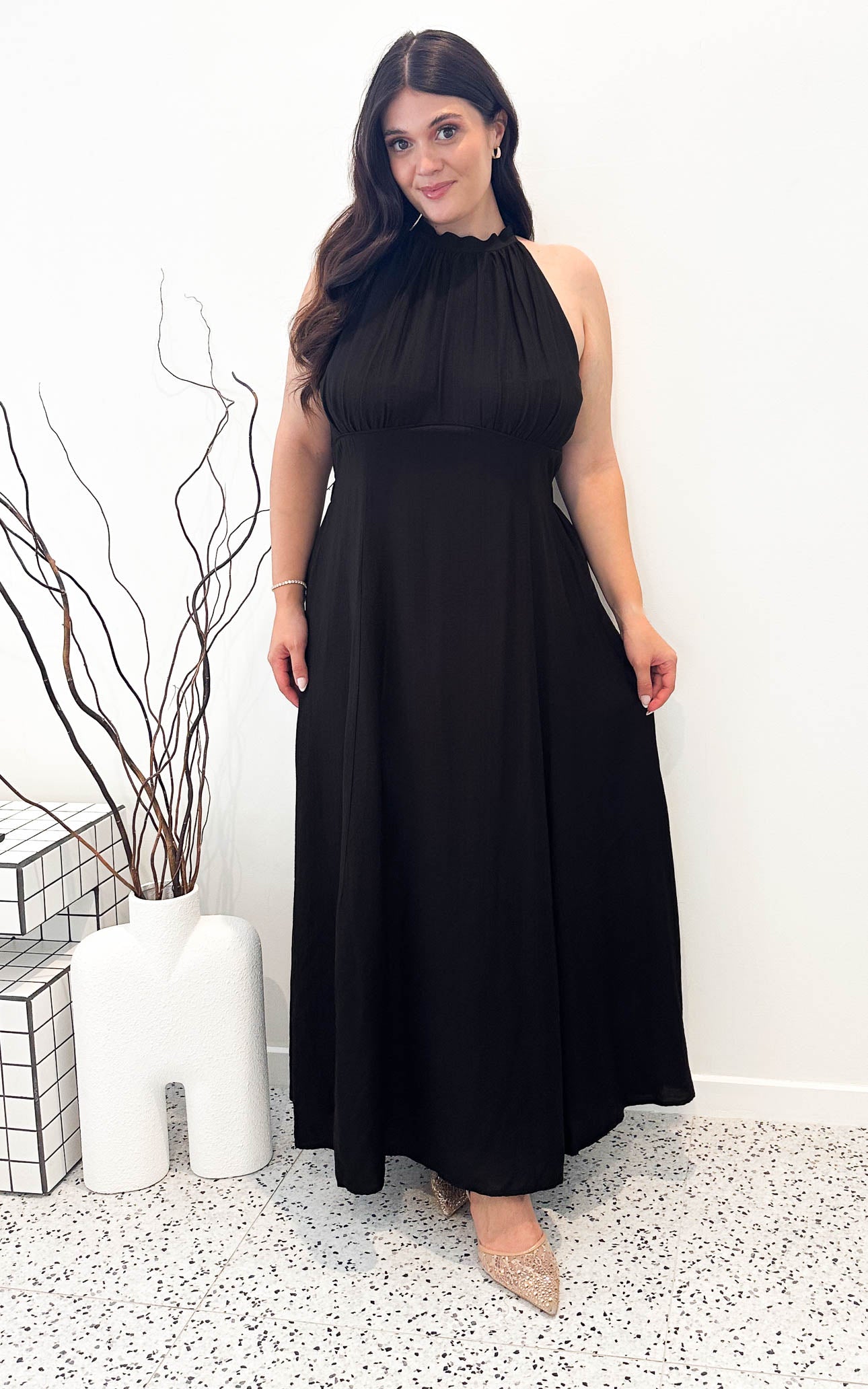 Zariko Maxi Dress - Black