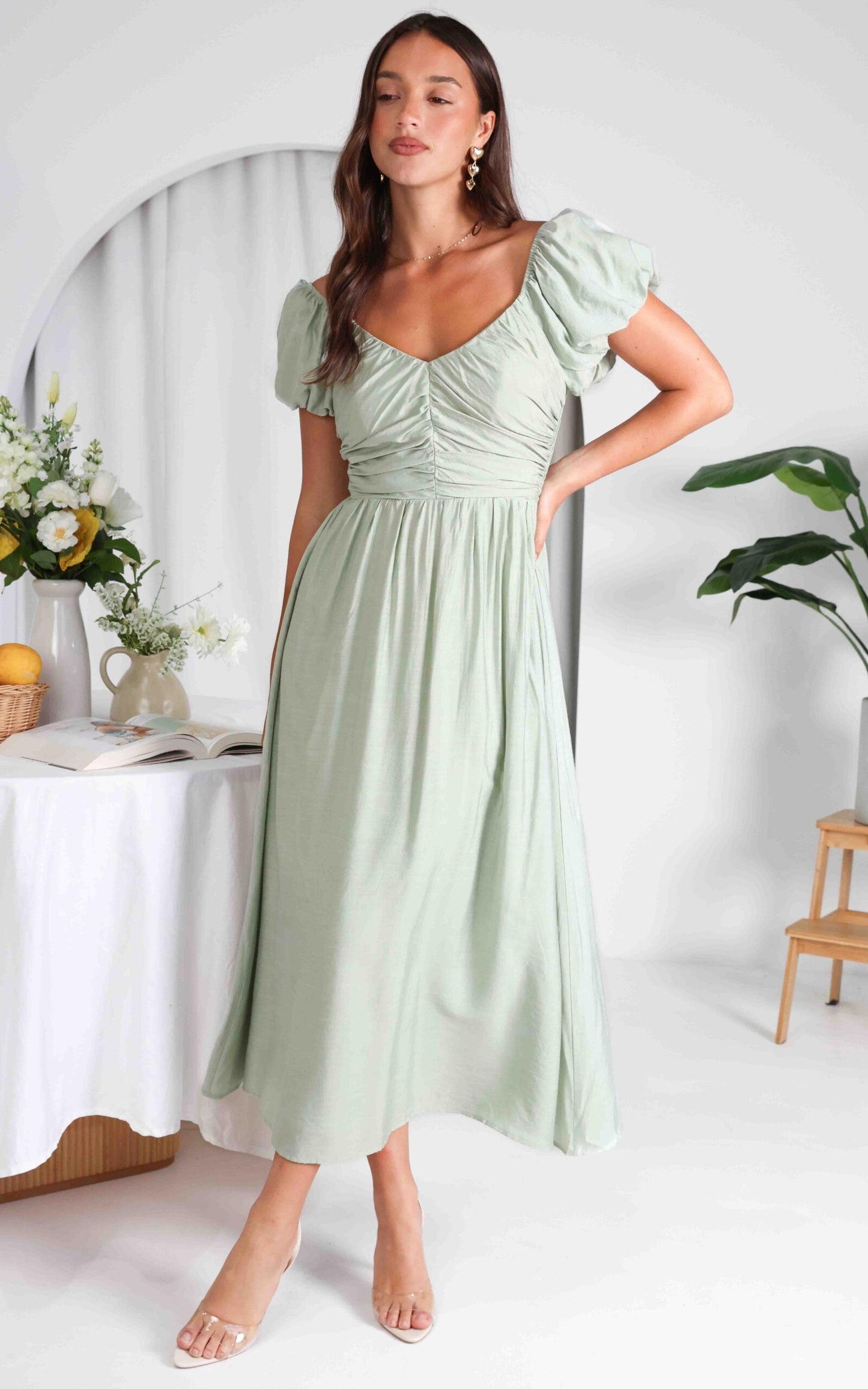 Zaroni Maxi Dress - Mint