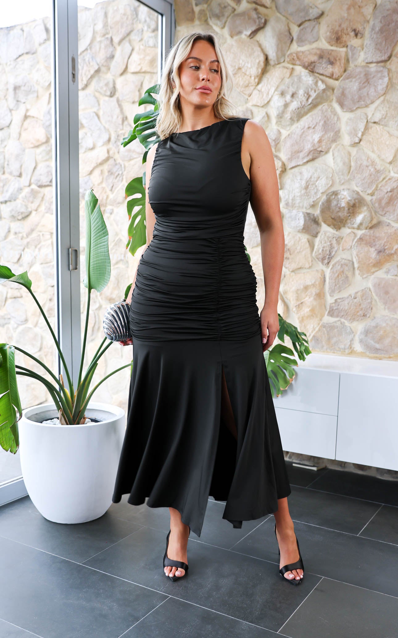 Zaya Maxi Dress - Black