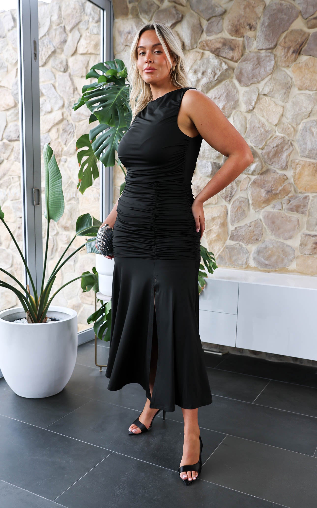 Zaya Maxi Dress - Black