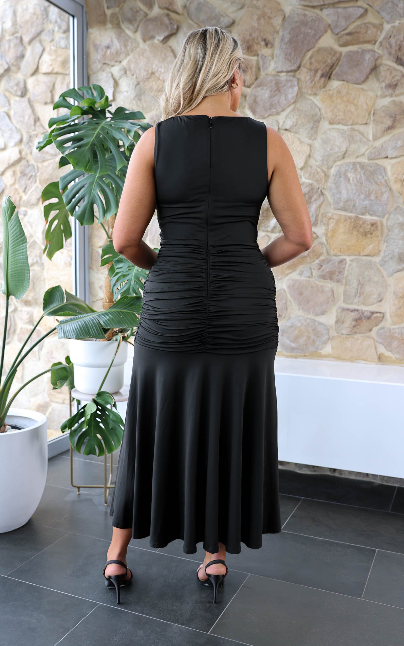 Zaya Maxi Dress - Black