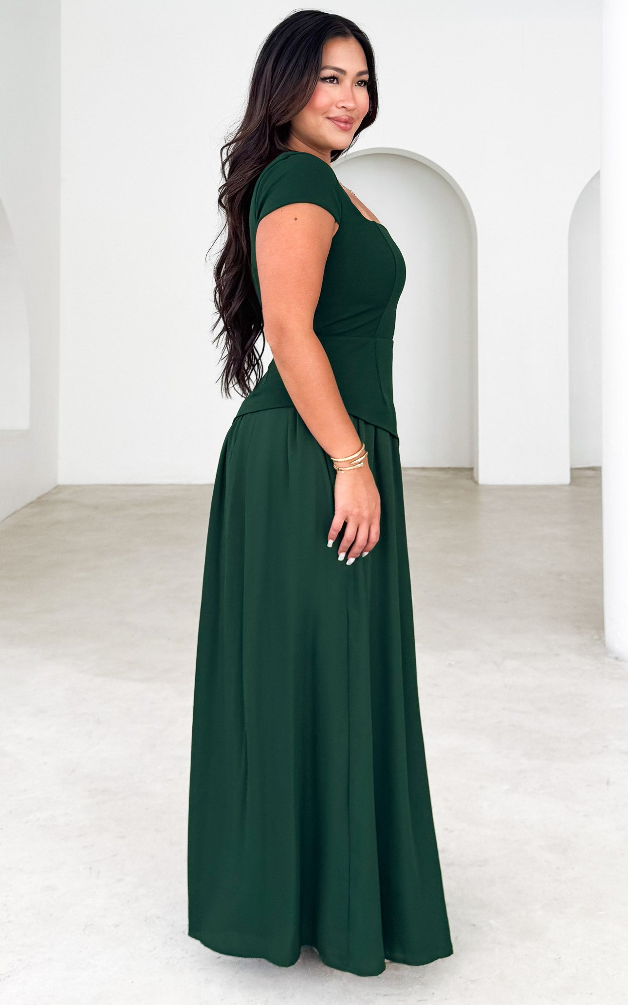 Zenia Maxi Dress - Emerald