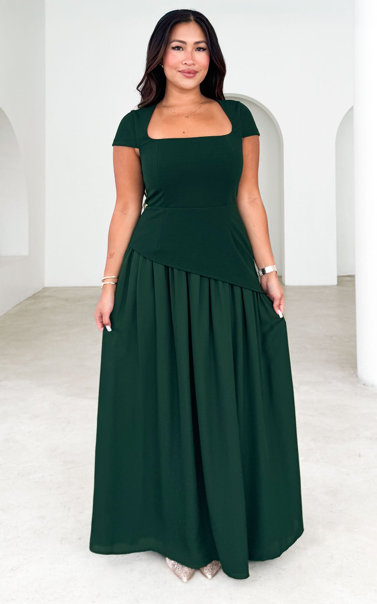 Zenia Maxi Dress - Emerald