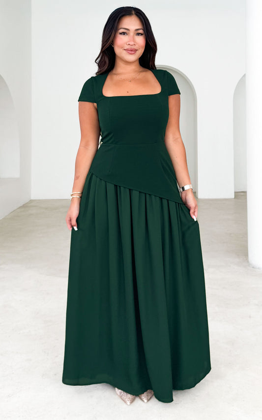 Zenia Maxi Dress - Emerald