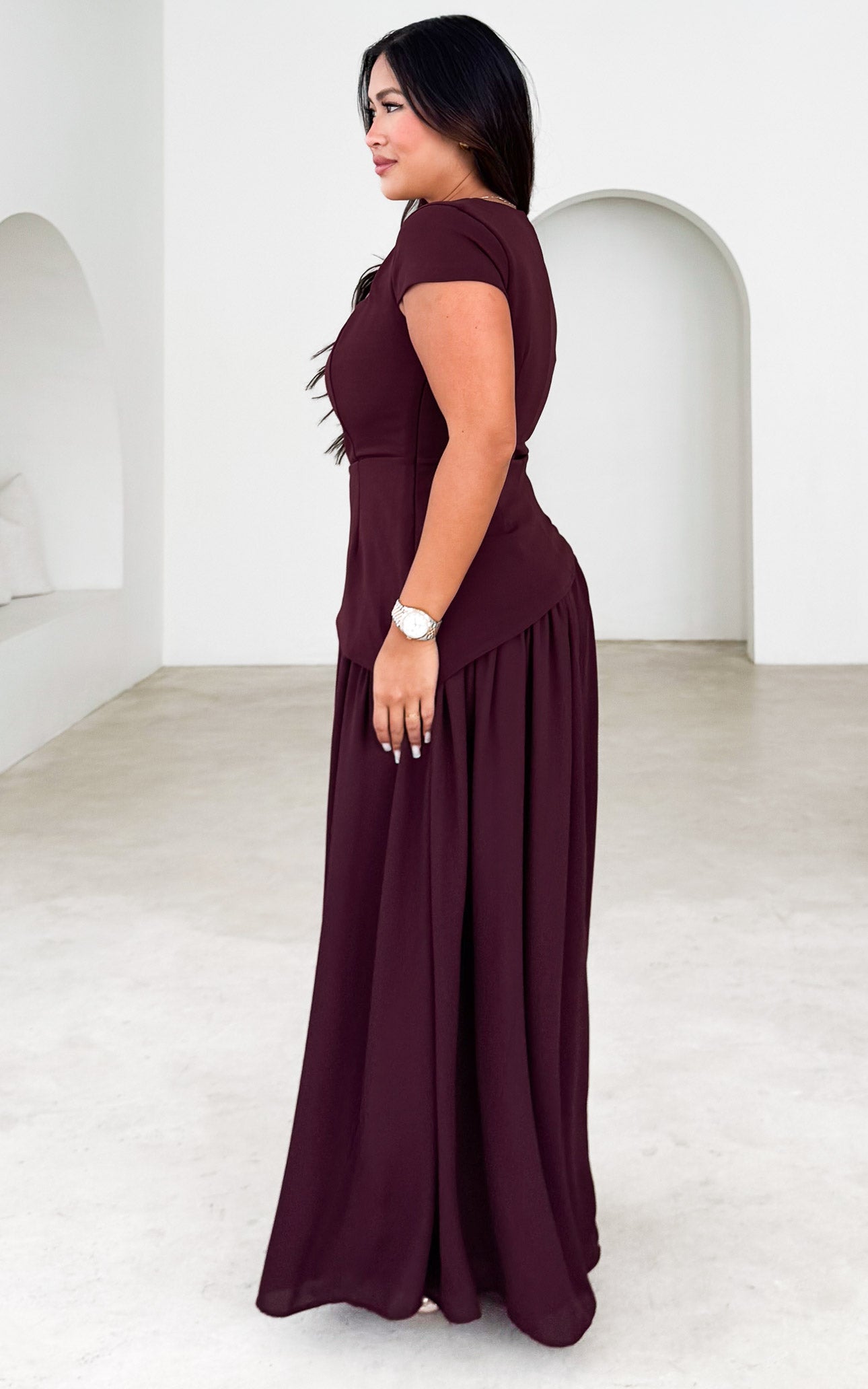 Zenia Maxi Dress - Plum