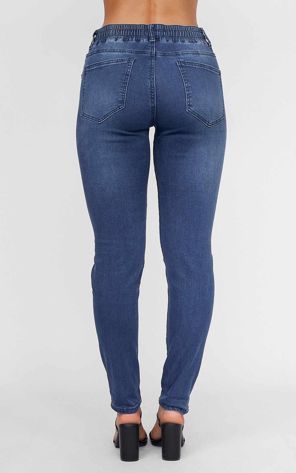 Zoey Joggers - Mid Blue