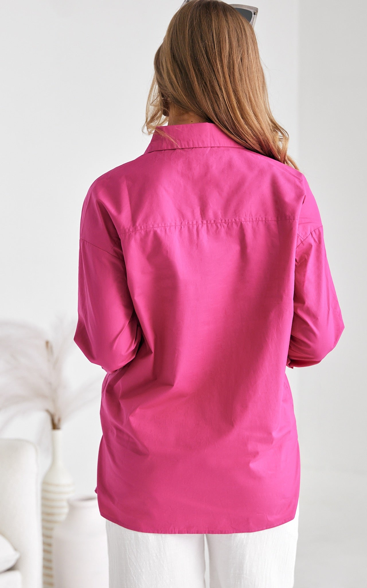 Zone Blouse - Hot Pink