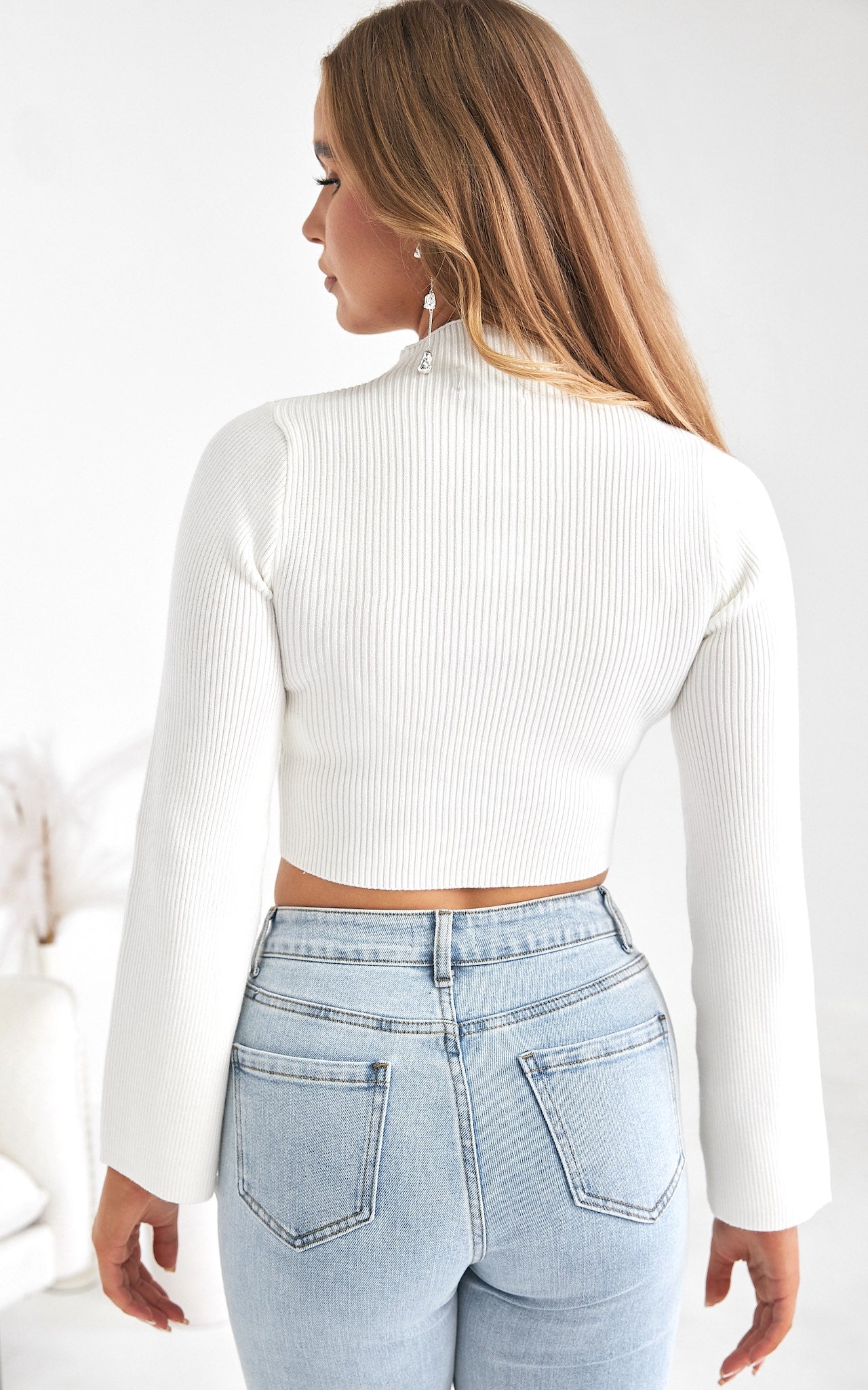 Zovin Crop Top - White