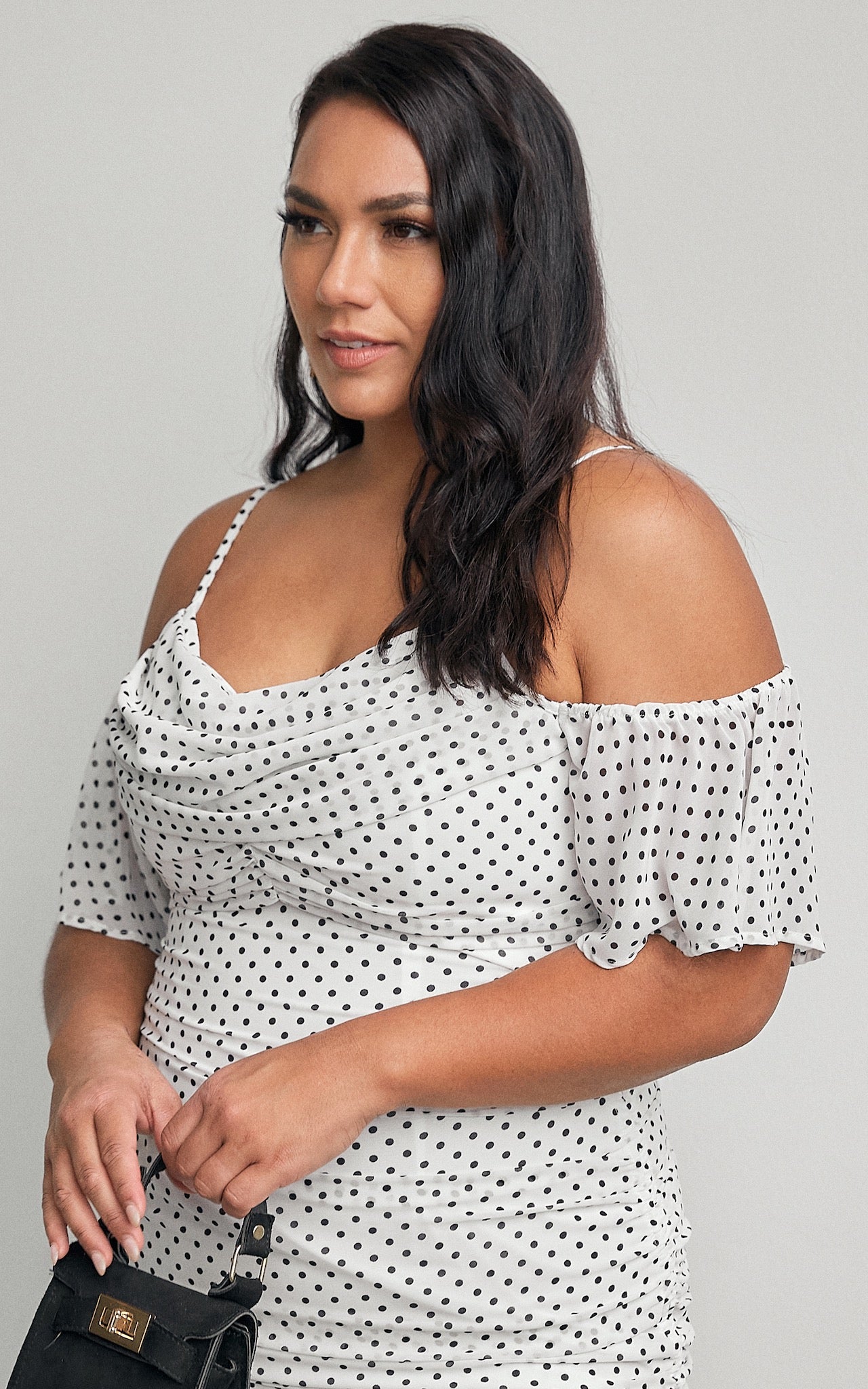 Zulu Dress - White Dots