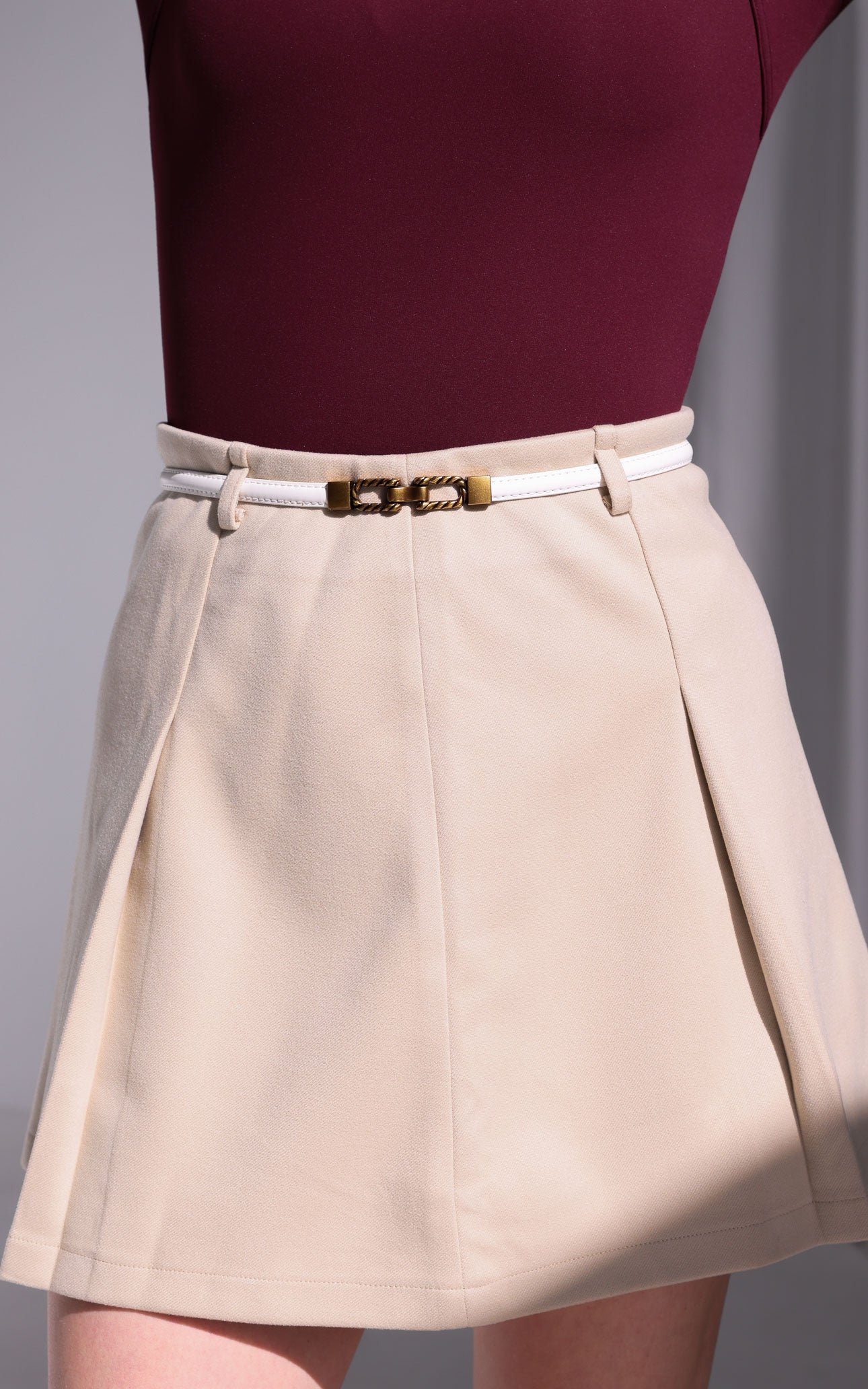 Zankov Belt - White U Braid