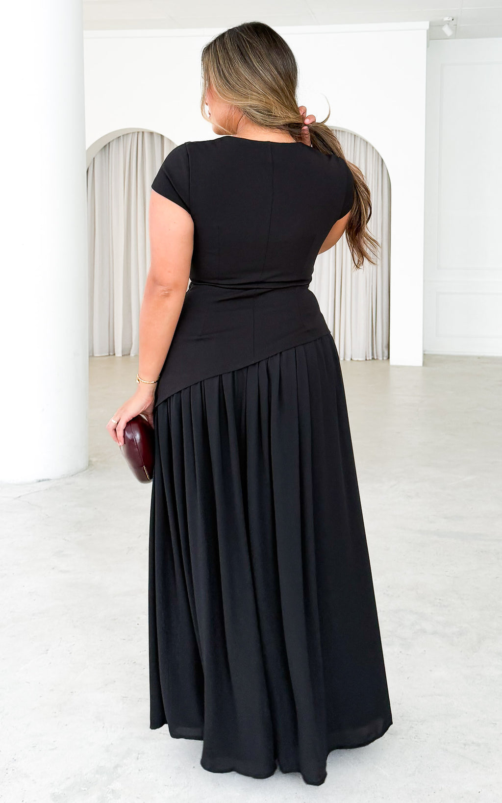 Zenia Maxi Dress - Black