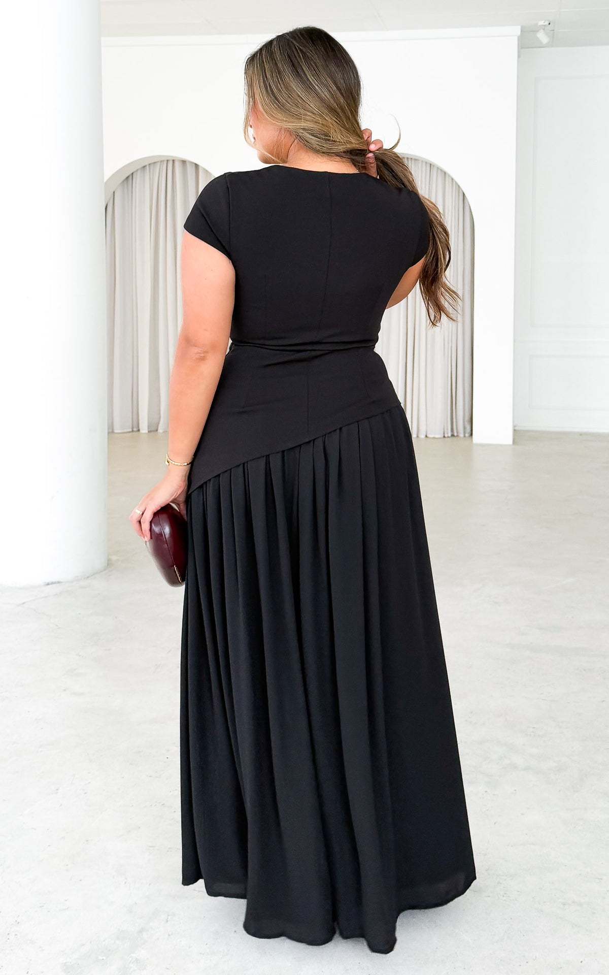 Zenia Maxi Dress - Black