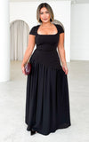 Zenia Maxi Dress - Black