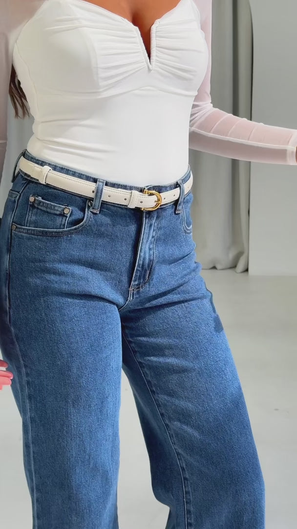 Iowa Belt - White D