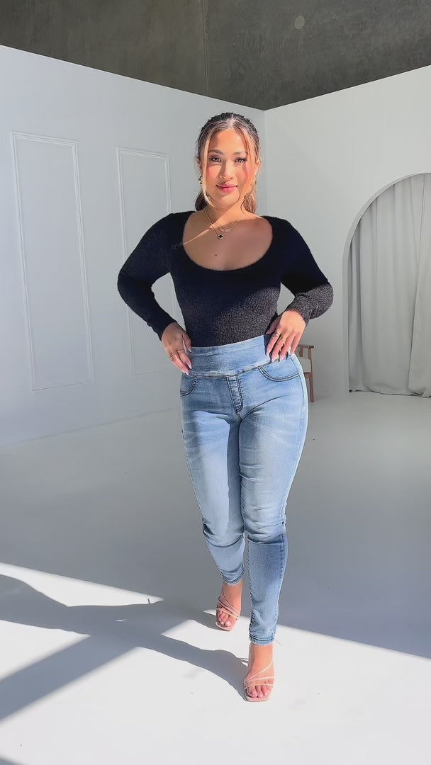 July Knit Bodysuit - Black