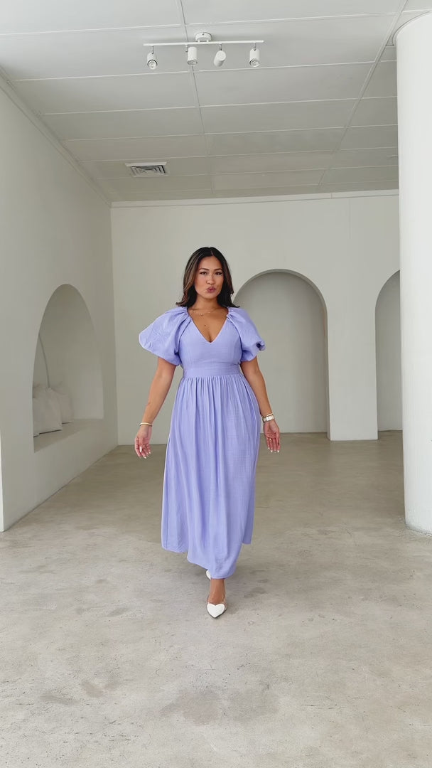 Georgie Maxi Dress - Blue Lilac