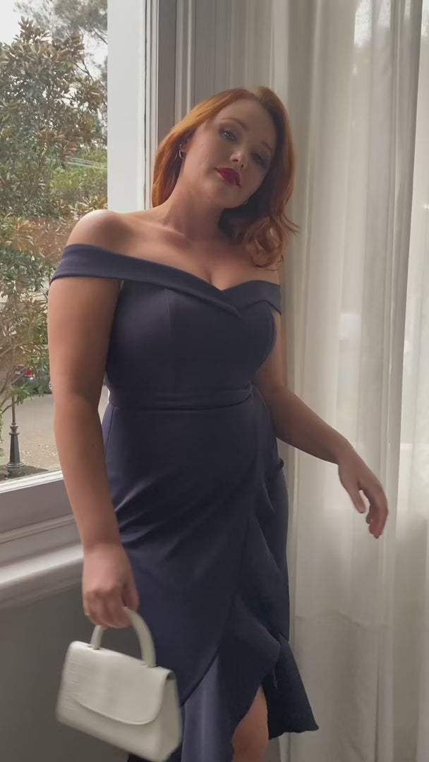 Admire Dress - Navy