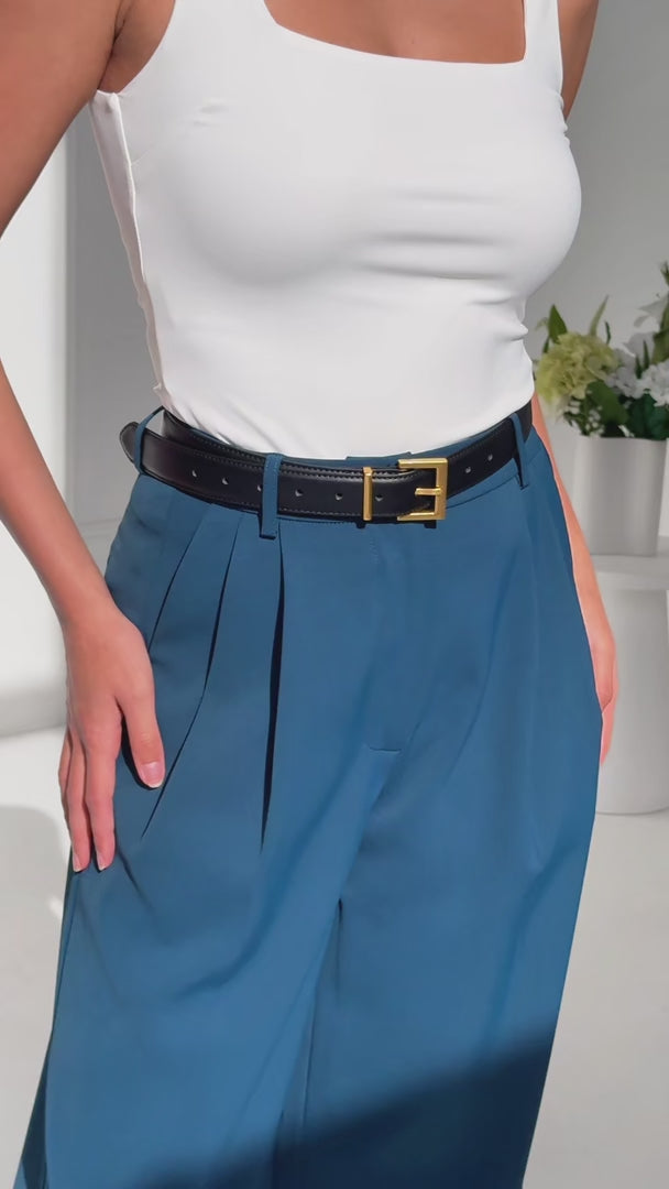 Nolly Belt - Black Square