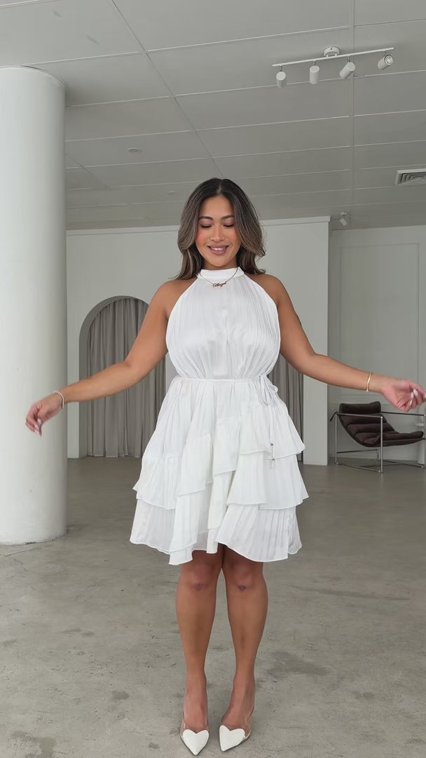Elijah Mini Dress - White