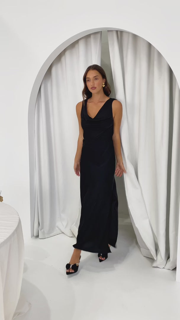 Schiffer Maxi Dress - Black