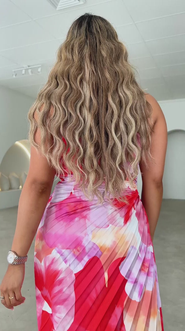 Rochelle Maxi Dress - Red Multi Floral