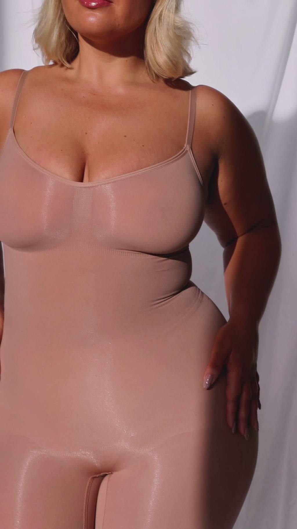 Bardot Shapewear Bodysuit Shorts - Warm Nude