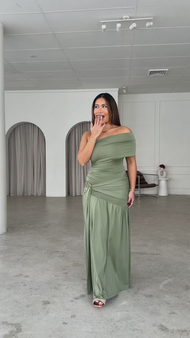 Tianna Maxi Dress - Sage