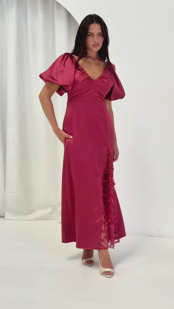 Elinda Maxi Dress - Scarlet Rose