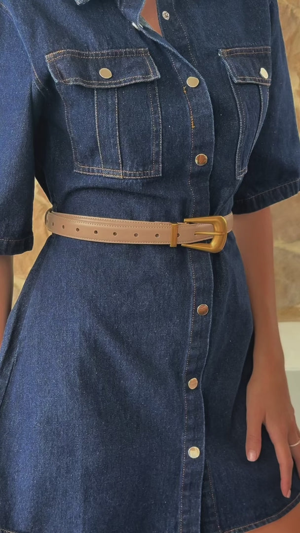 Cambridge Belt - Taupe Classic