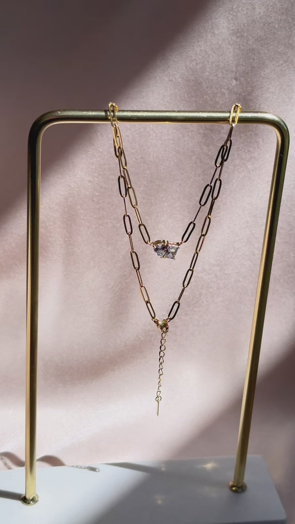 Lucienne Necklace - Gold Mix Combo