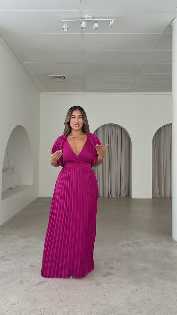 Anais Maxi Dress - Plum