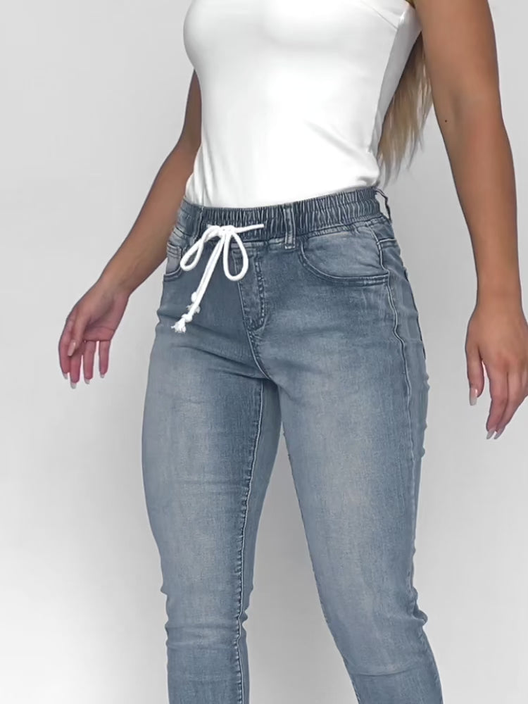 Zoey Joggers - Vintage Blue