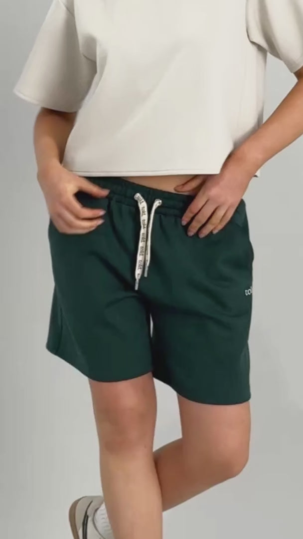 (PREORDER) Rich Unisex Shorts - Forest Green