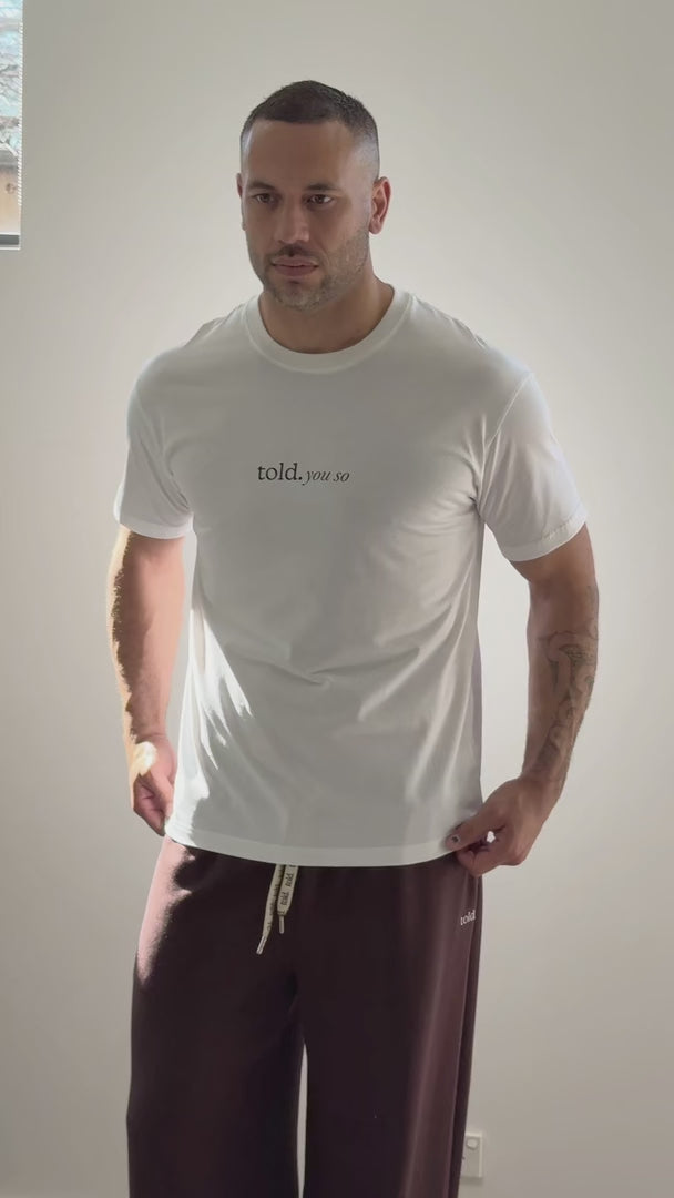 Ricco Unisex Tshirt - White